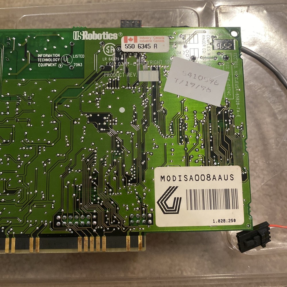 US Robotics 550 6345 Modem Card