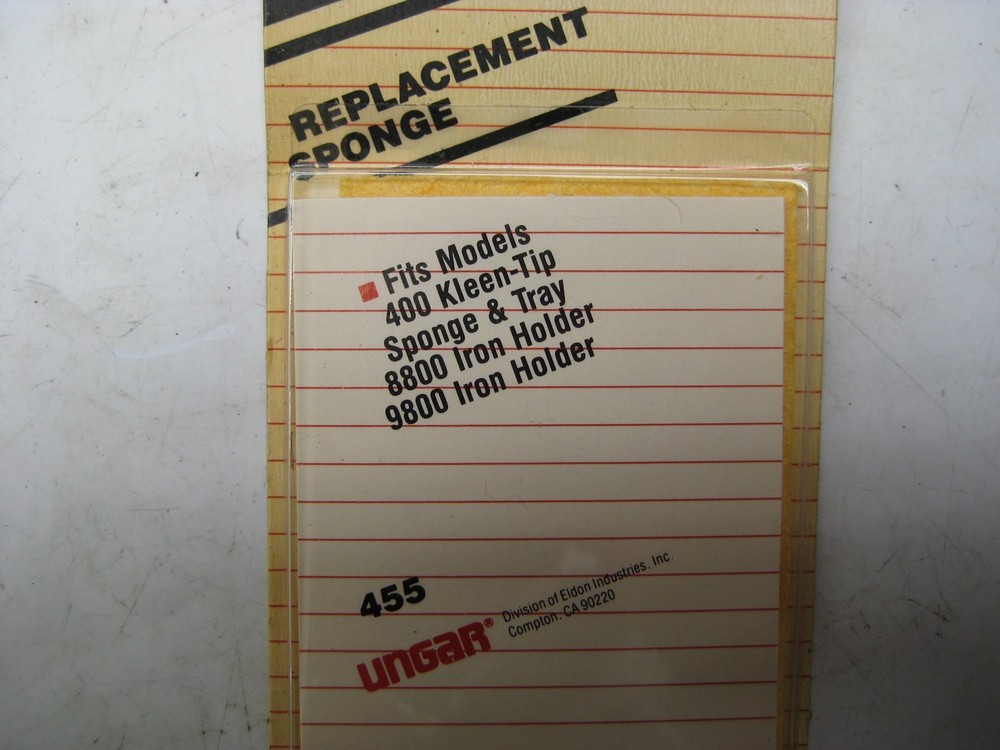 UNGAR 455 REPLACEMENT SPONGE NSMP