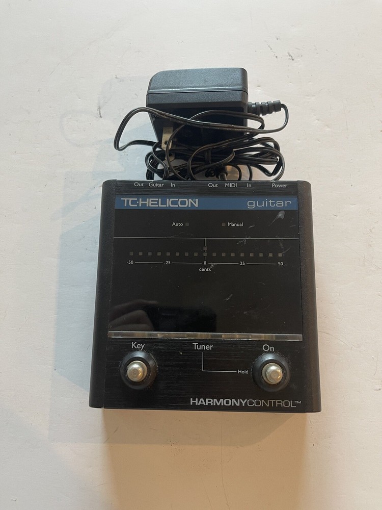 TC Helicon Harmony Control Guitar Controller Vocal Effect Pedal + Power Supply