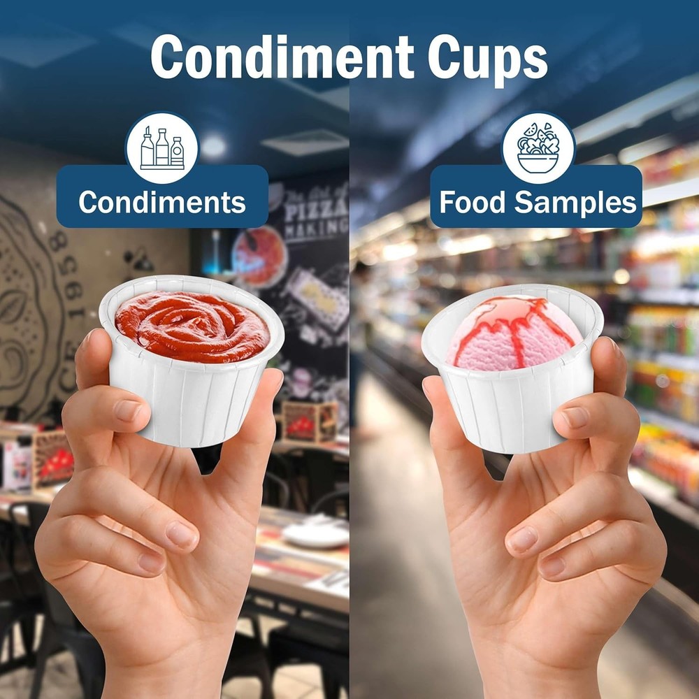 Paper Medicine Cups 0.75 oz 250 Pack