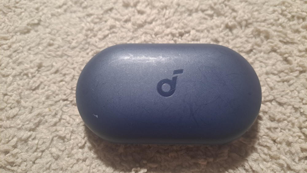 Anker Soundcore V20i Open-Ear Wireless Earbuds Blue Right Ear Only With Charger