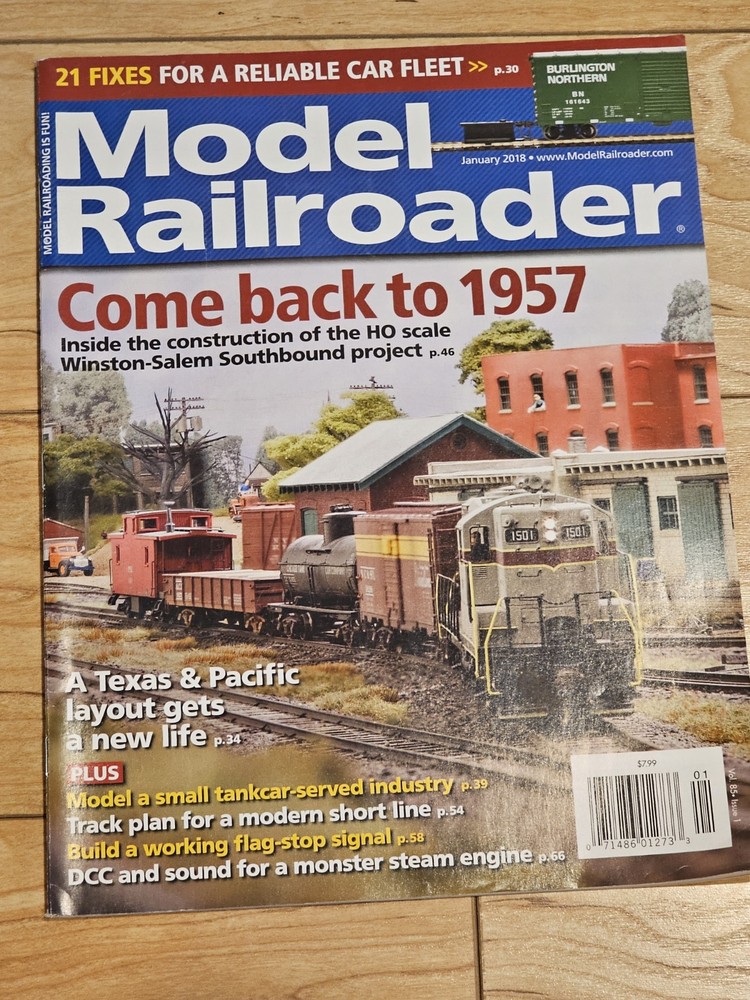 Model Railroader Magazine 2018 Lot - 12 Issues Complete