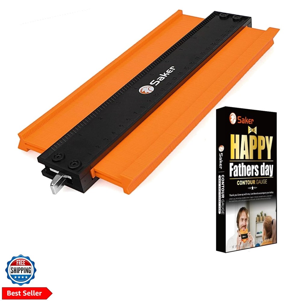 Contour Gauge Profile Tool- Adjustable Lock-Precisely Copy Irregular Shape Du...