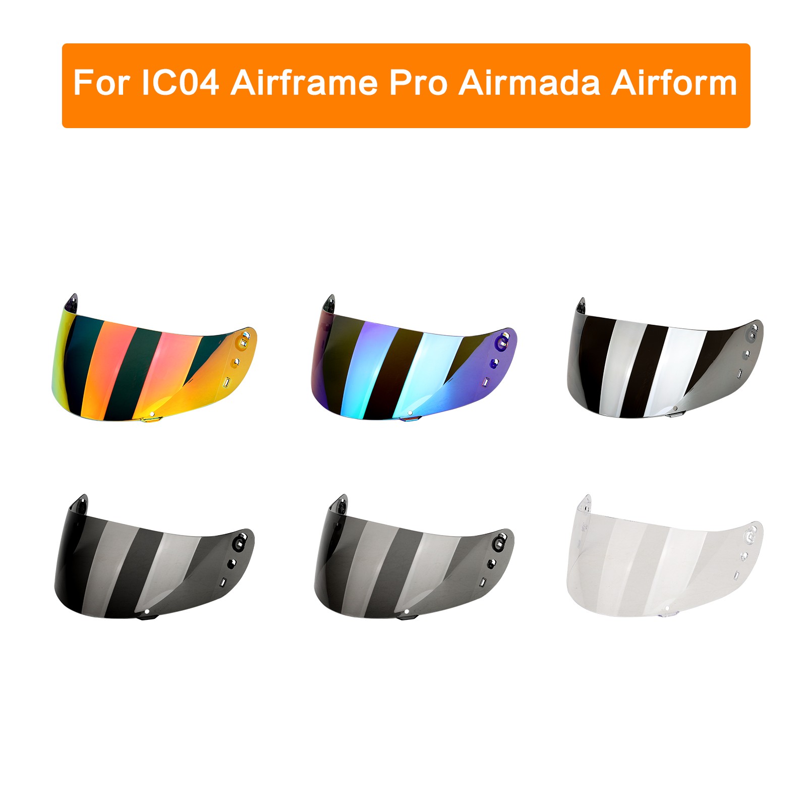 Replacement Wearproof Helmet Visors For ICON IC-04 Airframe Pro Airmada Airform