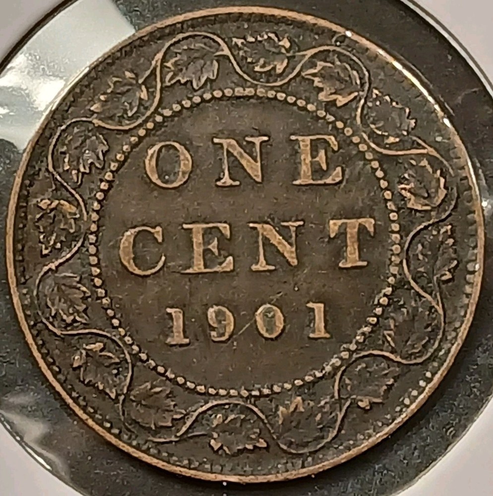 1901 Canada Queen Victoria Large Cent #3