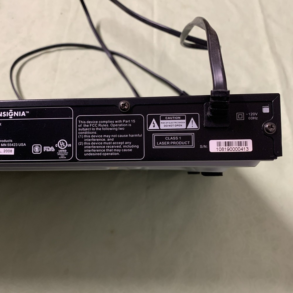 Insignia NS-UPDVD Upconvert DVD Player Only