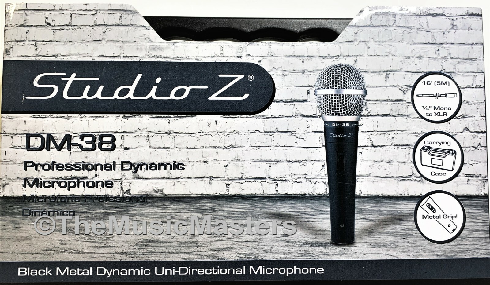 Super Deal! Handheld Dynamic Pro DJ Karaoke MICROPHONE w/Case XLR to 1/4" Cable