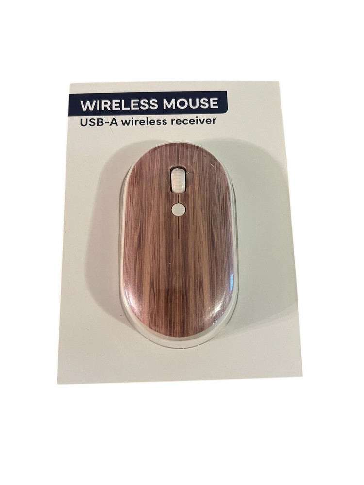 Wood  Vivitar Wireless Computer Mouse, NEW IN PACK