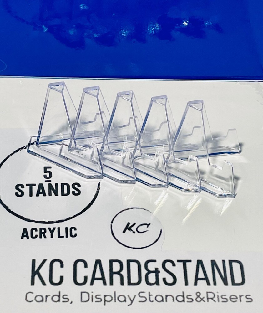 Card Stand - (5pc-Clear) Toploader Card Display Stand Acrylic