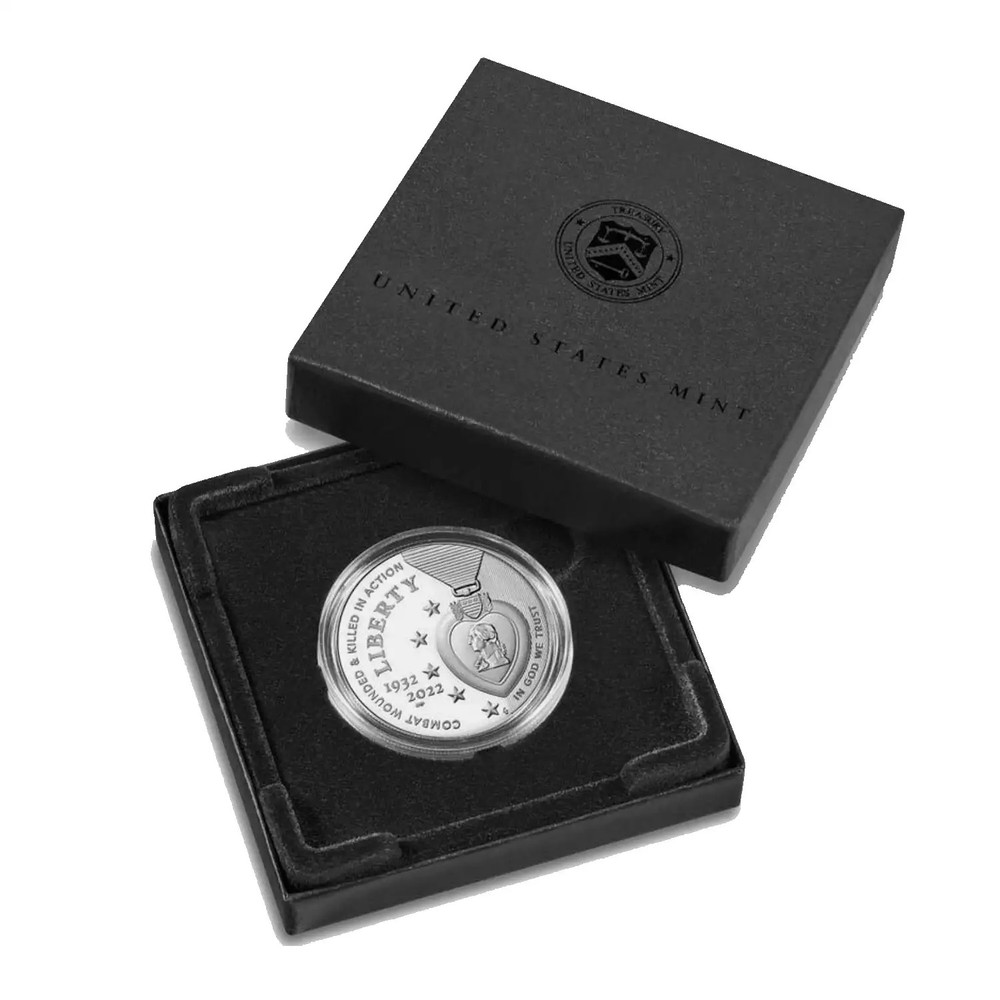 2022-W Purple Heart Silver Dollar Proof