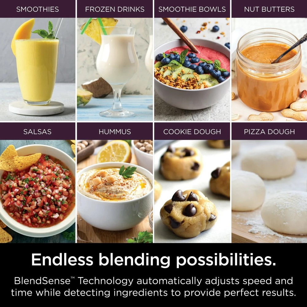 Ninja Detect Kitchen System Power Blender + Processor with Blend Sense Technolog