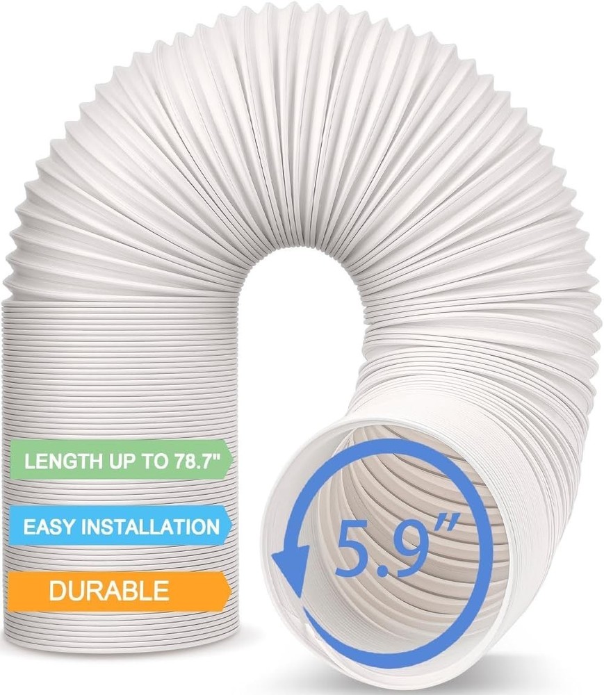 Universal Adjustable Air Conditioner Vent Hose - Durable, Flexible, Easy Install