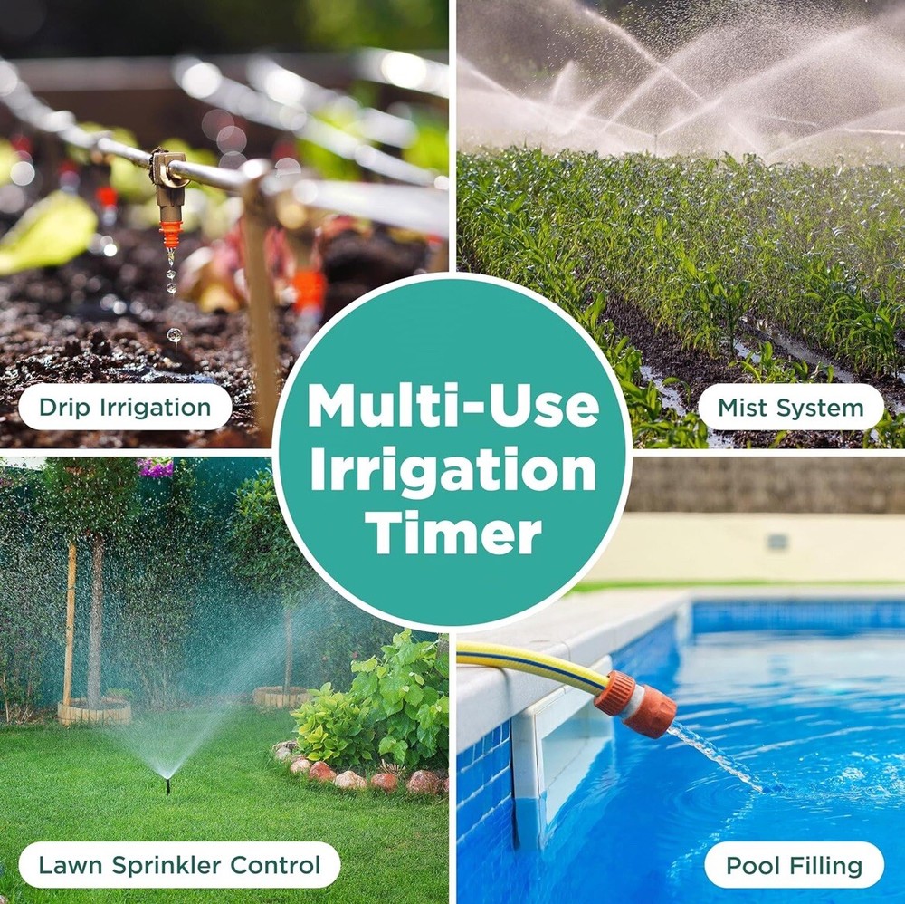 Pine Tree Tools Hose Timer - Programmable Water Timer for Garden Hose
