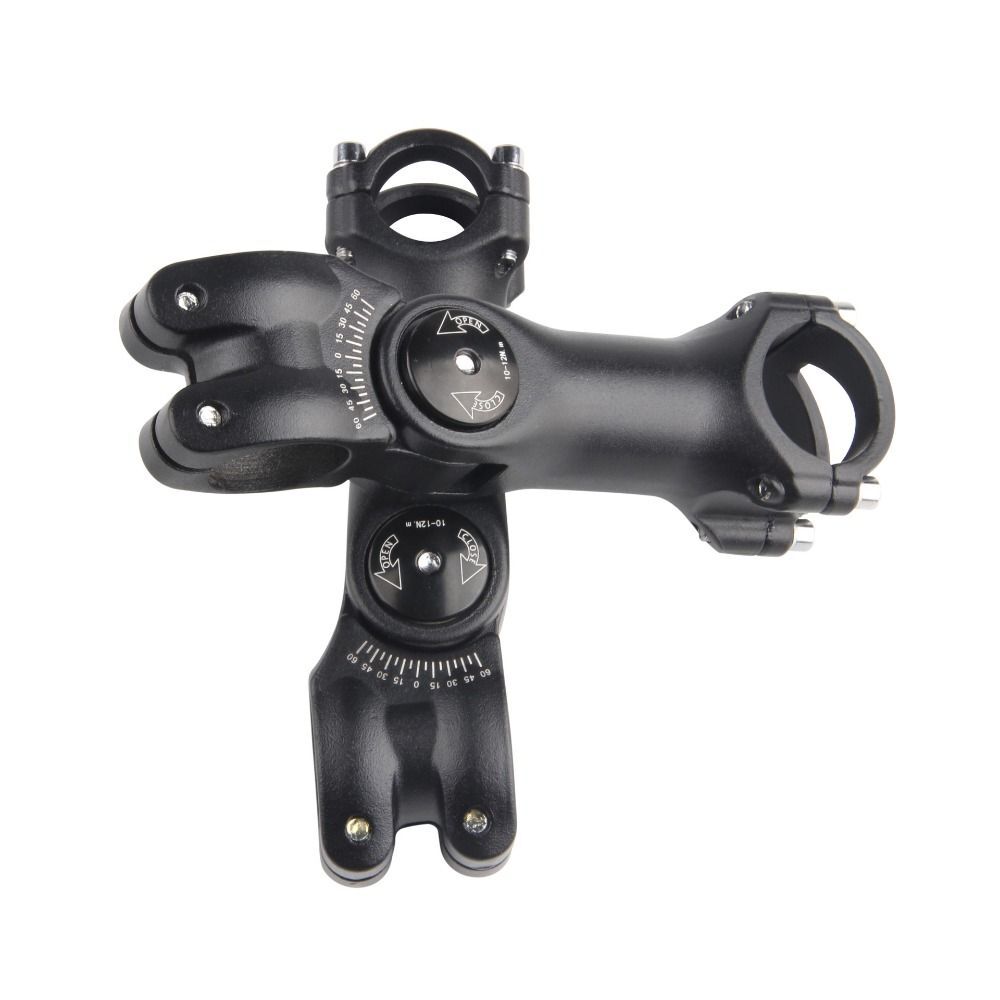 Adjustable Bicycle Handlebar Stem Variable 60Degree Angle Bike Handlebar Riser.