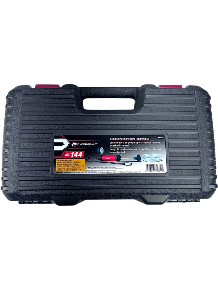 POWERBUILT 647642  KIT 144  Cooling System Pressure Test Pump Kit