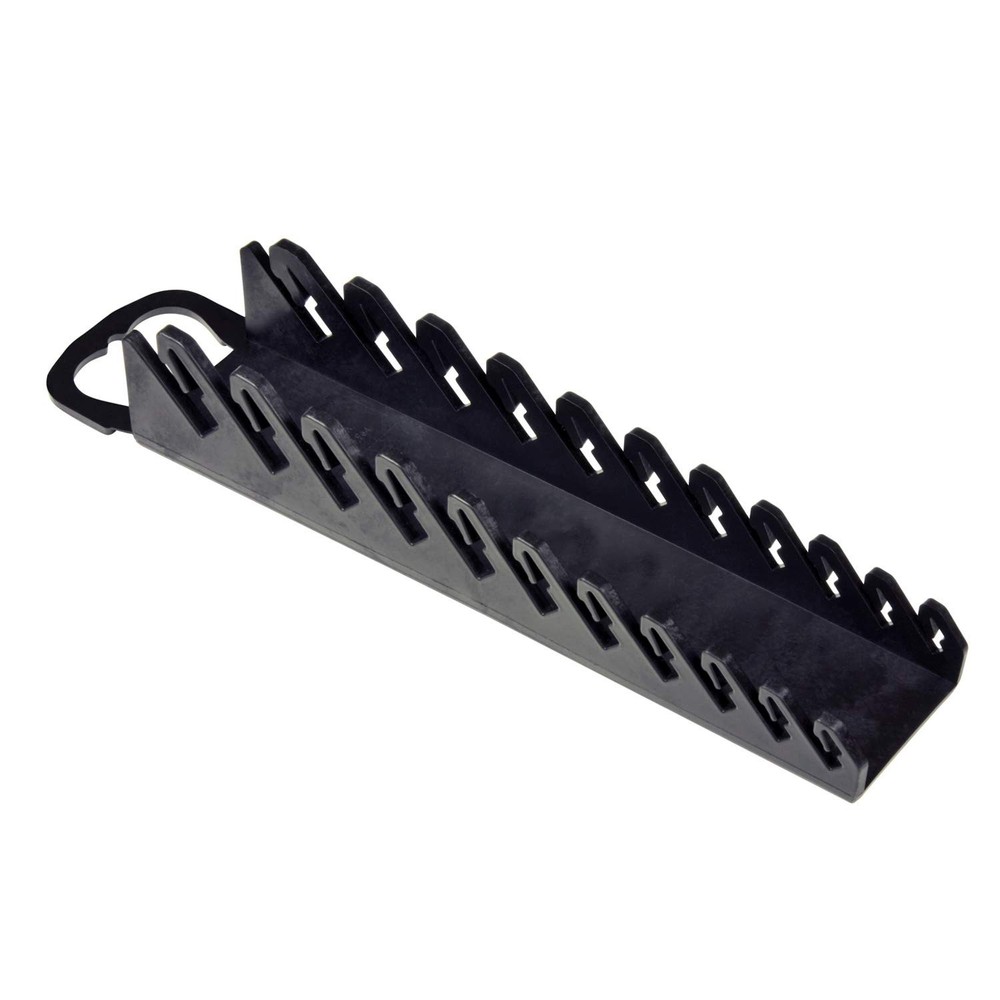 Gripper Stubby Wrench Organizer, 11 Tool, Black