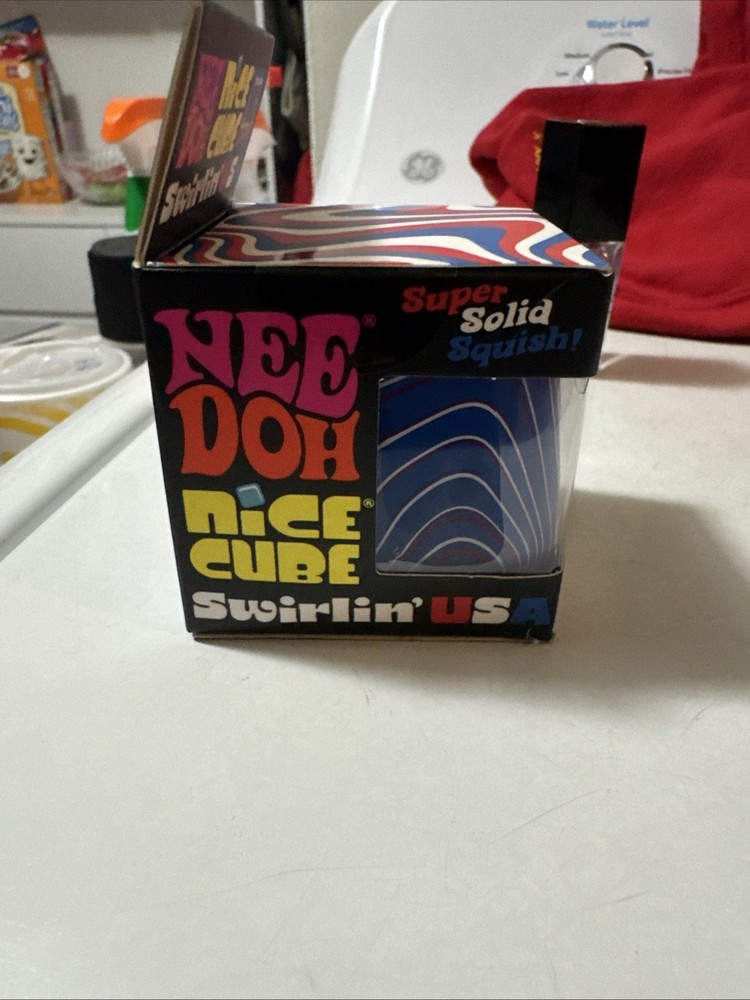 NEEDOH Nice Cube Swirlin' USA Super Solid Squish NEW