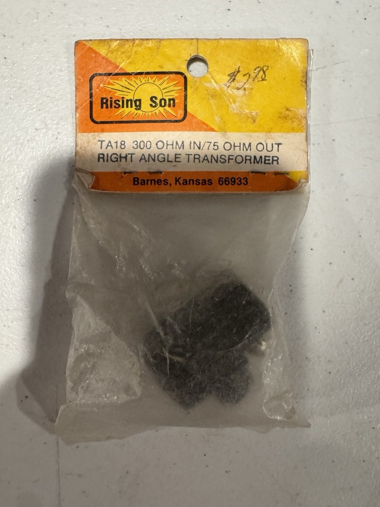 Rising Son TA18 Right Angle Transformer