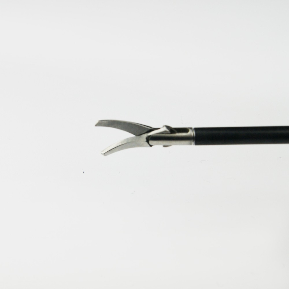 Laparoscopic Double Action Curved Scissors Laparoscopy Forceps 5mm x 330mm