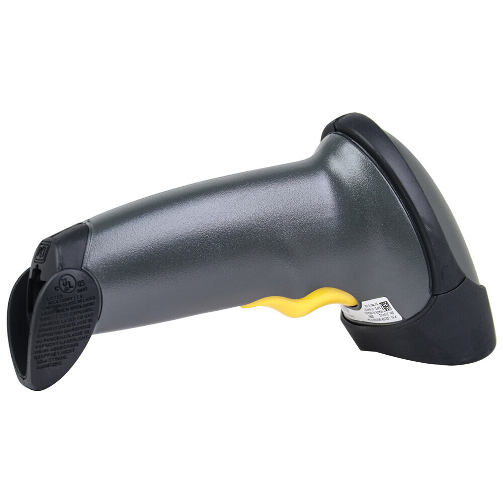 Zebra Symbol LS2208-SR20007R-NA Handheld 1D Laser Barcode Scanner With Stand