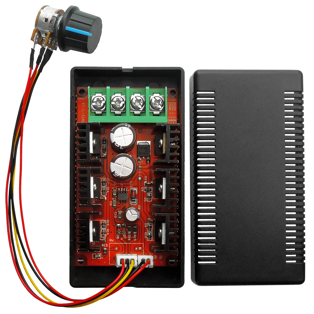PWM DC Motor Speed Controller Adjustable Variable Switch HHO Driver 12V 24V 48V