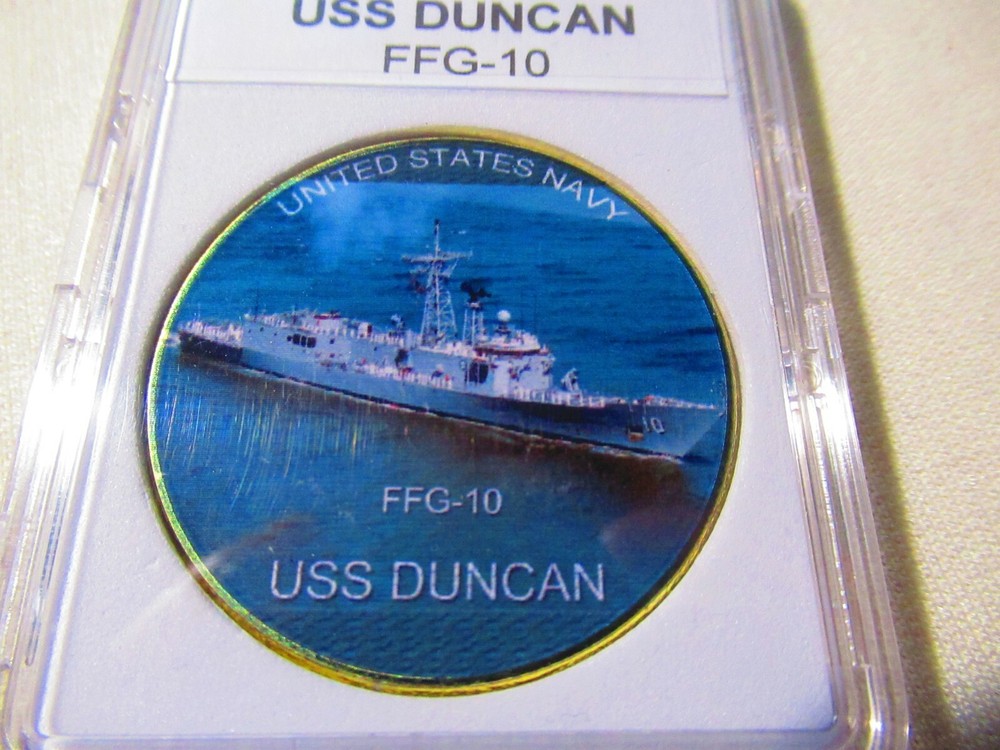 US NAVY - USS DUNCAN (FFG-10) Challenge Coin