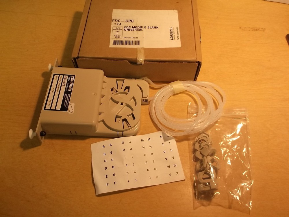 NEW Corning Cable Systems FDC Module FDX-CP0 Blank Universal *FREE SHIPPING*