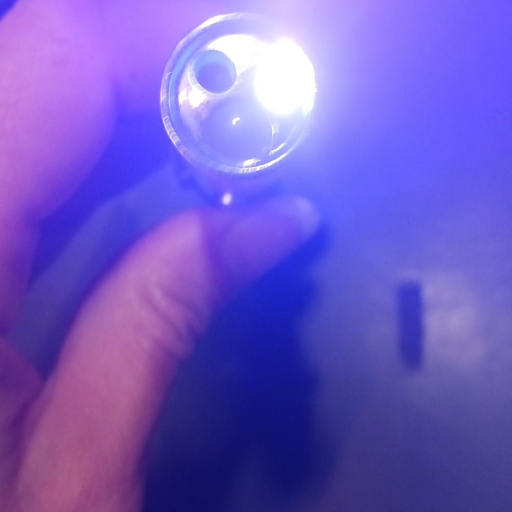 Blue Laser Pointer Pen USB Rechargeable with Flashlight Class 3A