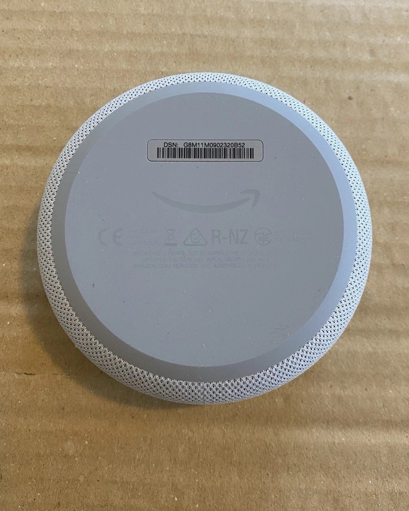 Amazon C78MP8 White Echo Dot 3rd Generation Smart Speaker NO Power Cord