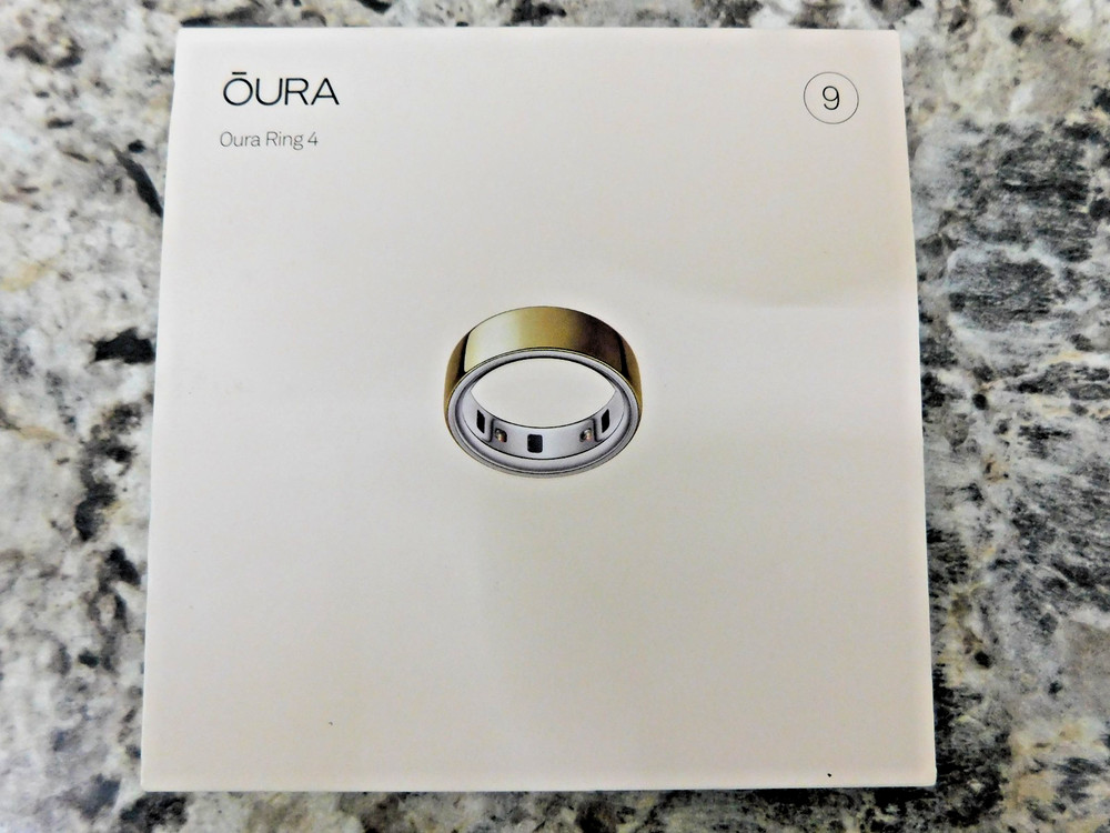 Oura Ring 4 - Smart Activity Tracker - Size 9- Gold - Authentic* (Sealed)