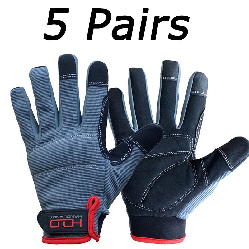 General Utility Light Work Gloves Breathable Stretchable Working Gloves for Men