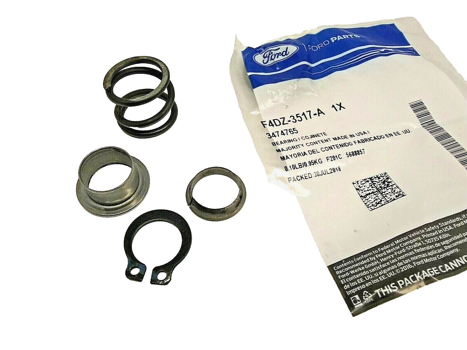 1992 UP Ford Mercury Lincoln Steering Column Upper Bearing Kit for Tilt/No Tilt