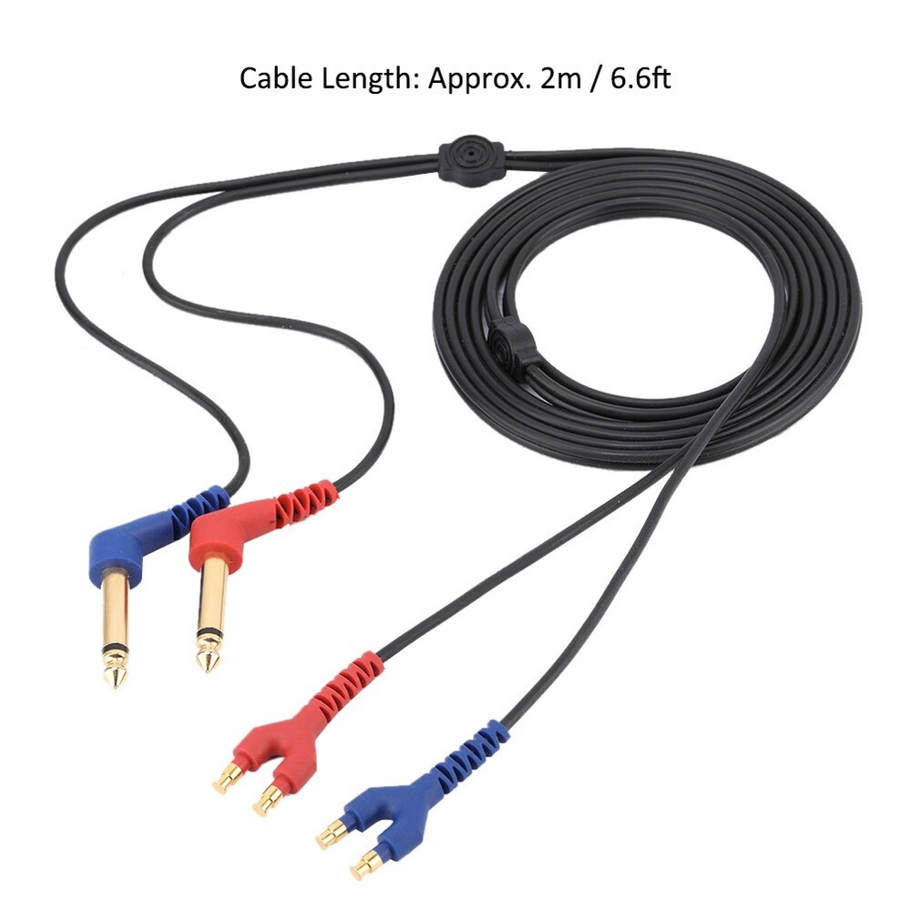 2m Headset Cable Wire for Headphone Conduction Audiometer Hearing Tester