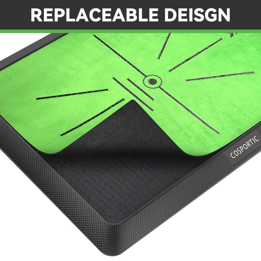 Golf Hitting Mat, Golf Training Mat for Swing Path Feedback Detection Batting...