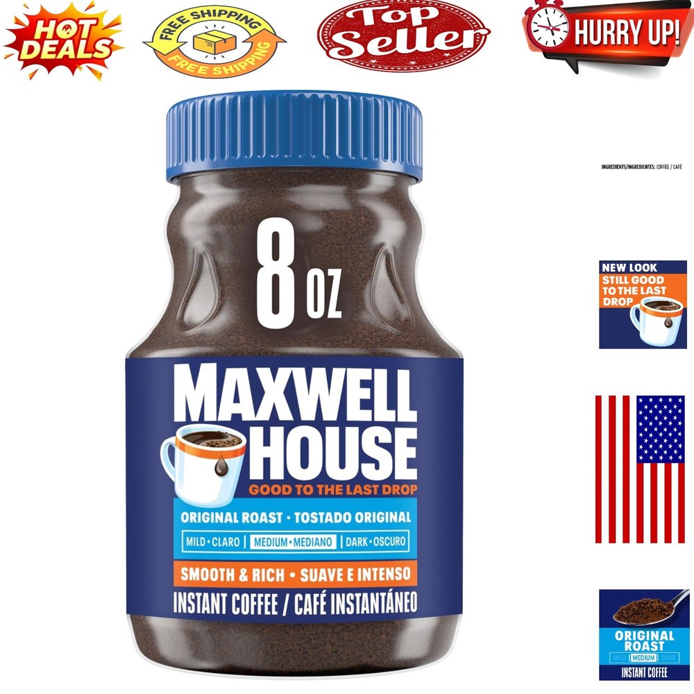 Roast Instant Coffee - 8 oz Jar