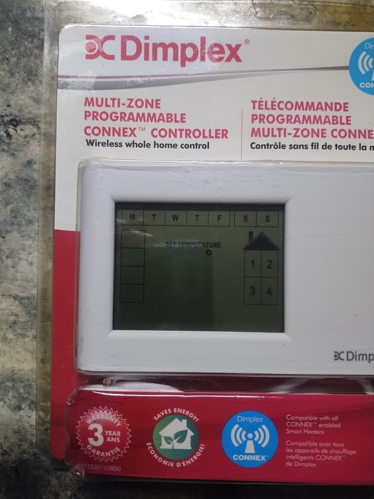 NIB New Dimplex Multi Zone Programmable Connex Controller Thermostat CX-WIFI