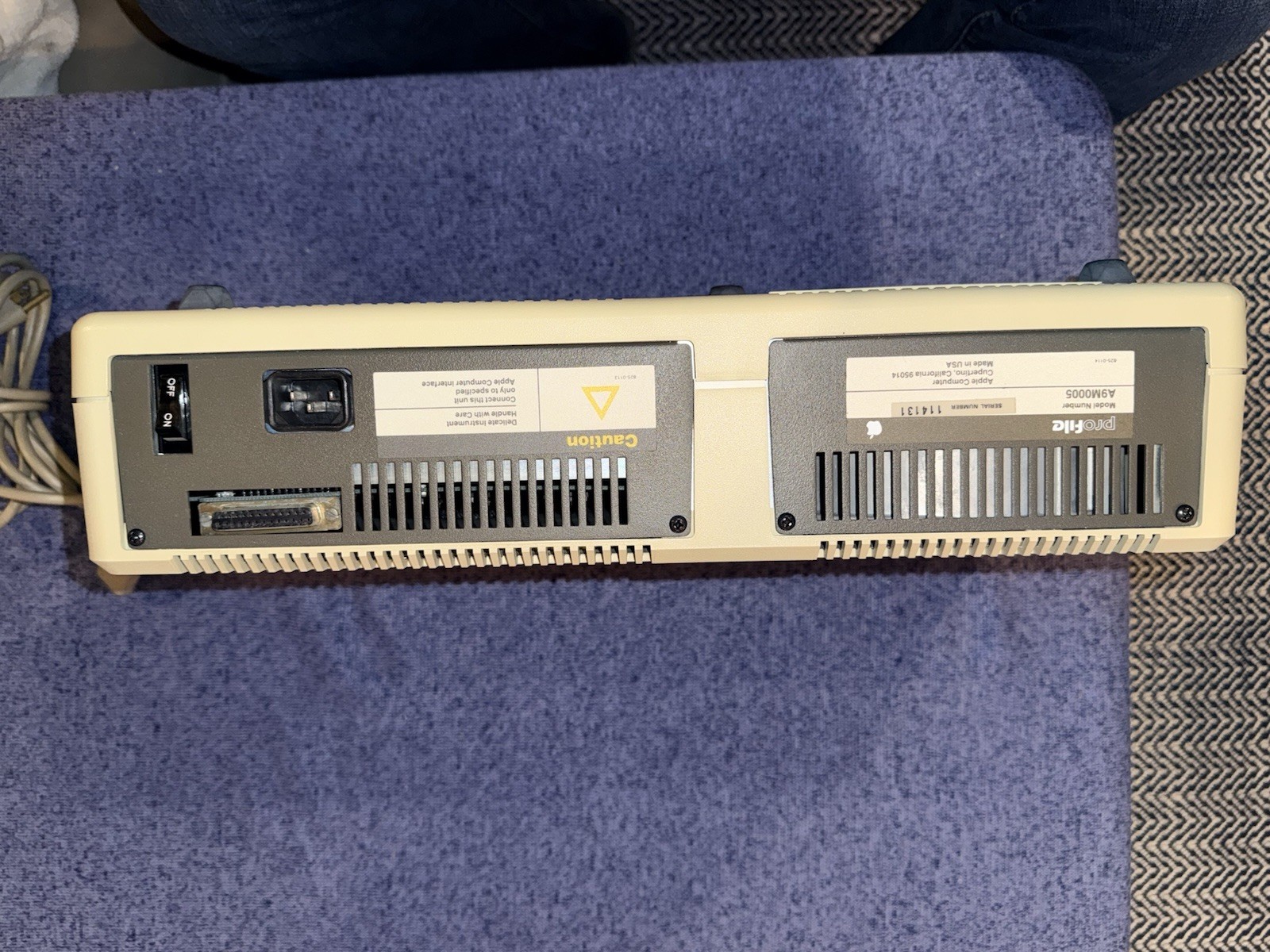 Apple Profile 5MB A9M0005 Lisa Apple III IIe - Working Pristine