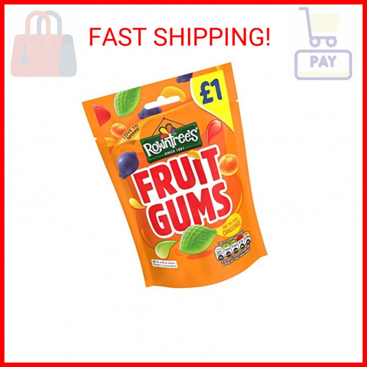Rowntrees Fruit Gums 120g (Pack of 3)