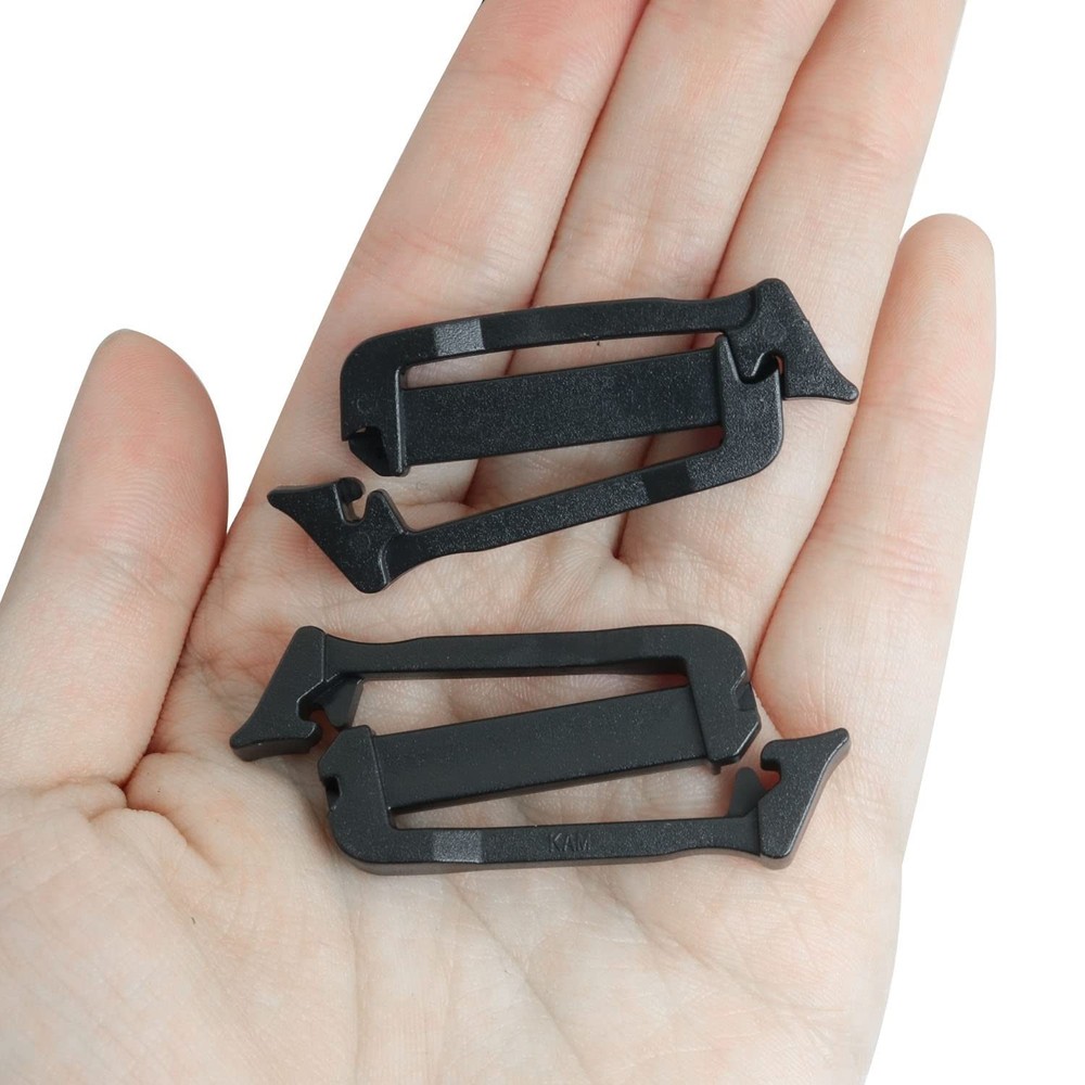 20PCS Webbing Connecting Clip Molle Webbing Connecting Clips Strap Buckle Bac...