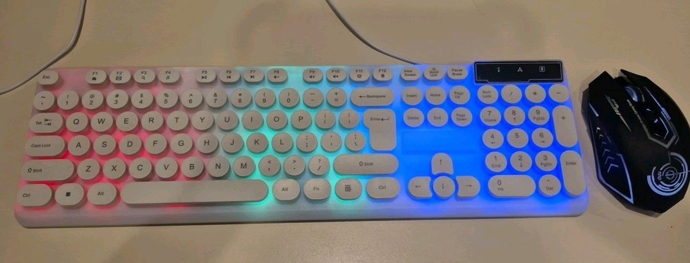 RGB Keyboard And Wireless Gaming Mouse EUC