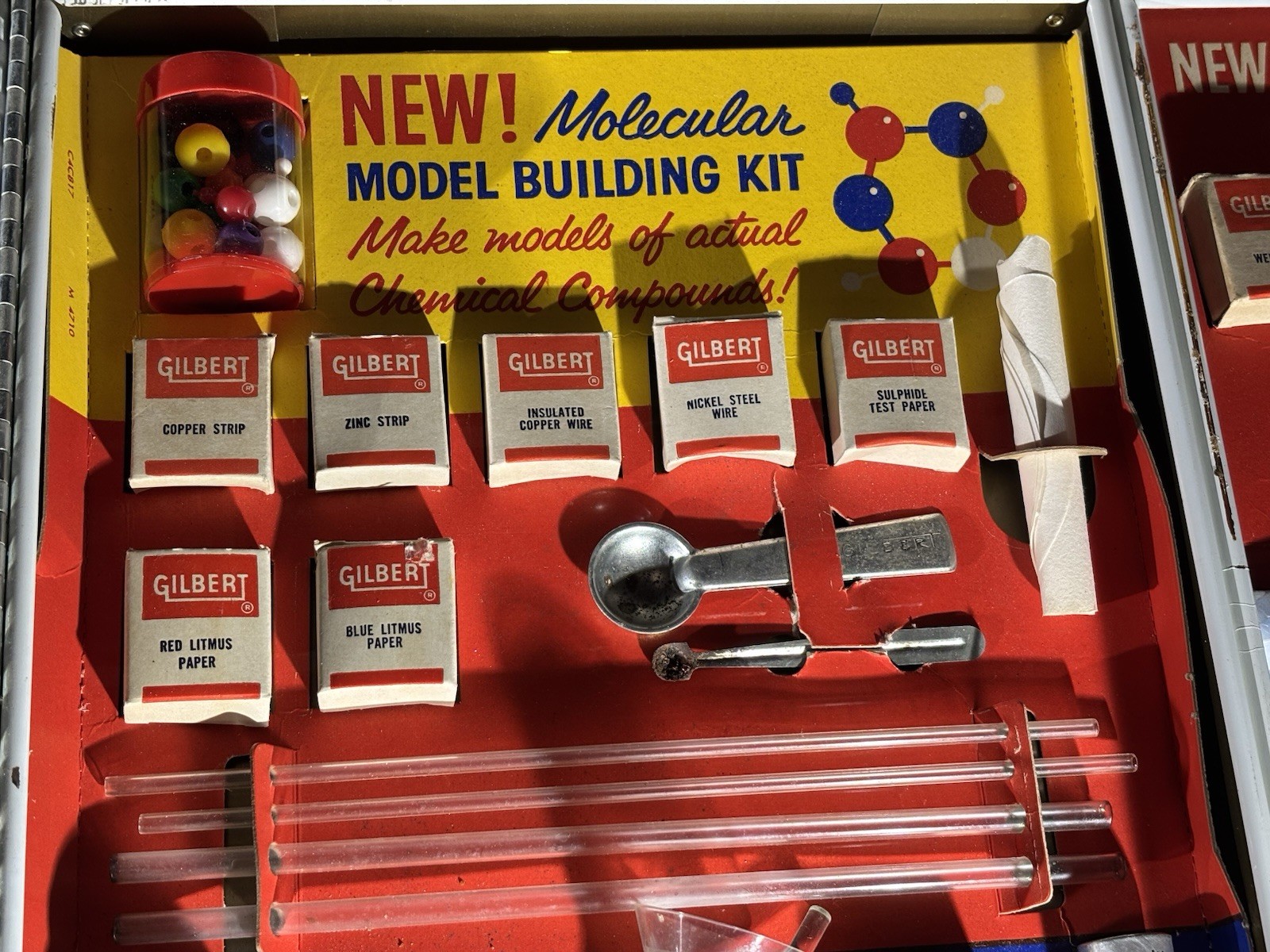 Vintage 1963 Gilbert Chemistry Lab Complete W/ Chemicals 100% Intact