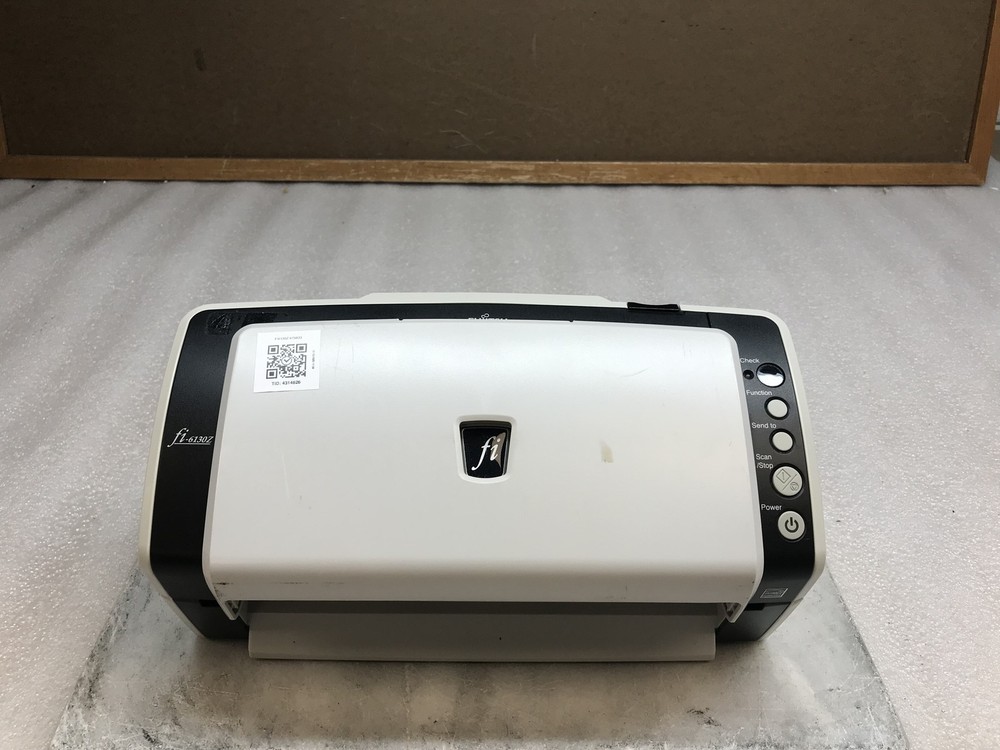 Fujitsu fi-6130z Color Document Duplex Document Scanner - Missing Top Doc Cover