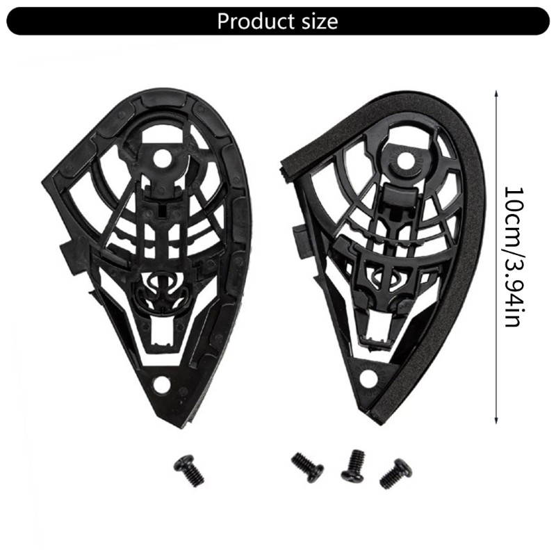 Replacement Face Shield Windshield Visors Base with Screw for K3 K4 Visors Base