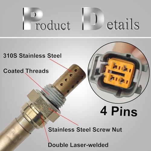 O2 Oxygen Sensor Upstream & Downstream Compatible with Mazda CX-7 2.3L 2007