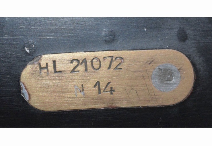 Seth Thomas Round Clock Mounted On A Piper Propeller.