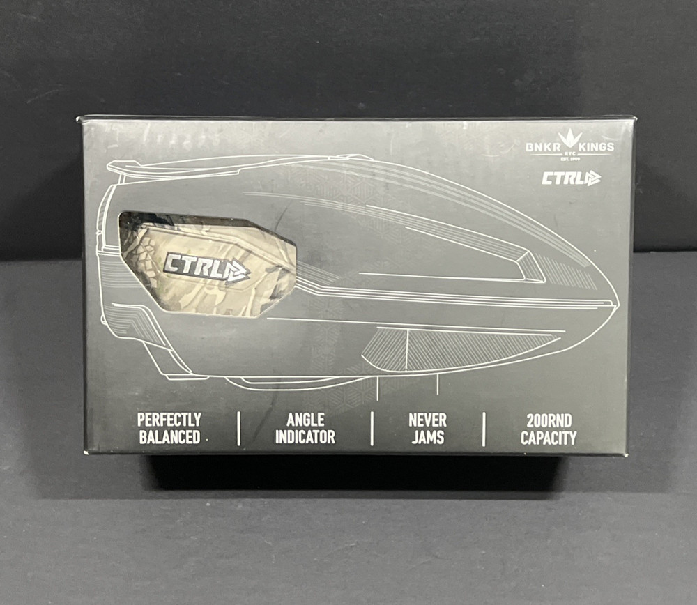 BunkerKings CTRL CAMO Paintball Hopper Loader.