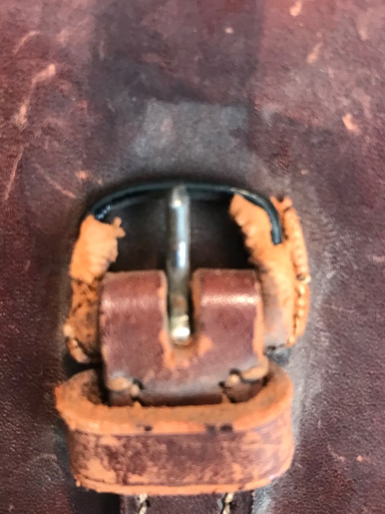 WW1 British Army Galvanometer Leather Carrier Case