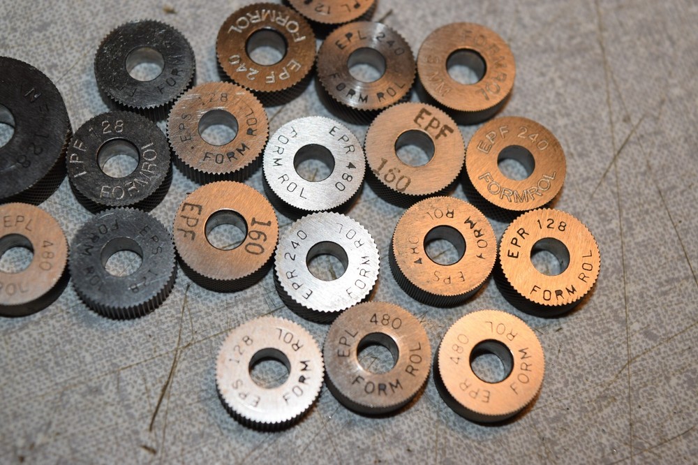 Form Rol Knurling Wheels Knurls Lot