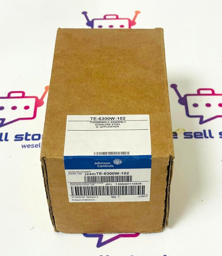 JOHNSON CONTROLS TE-6300W-102 Temperature Sensor