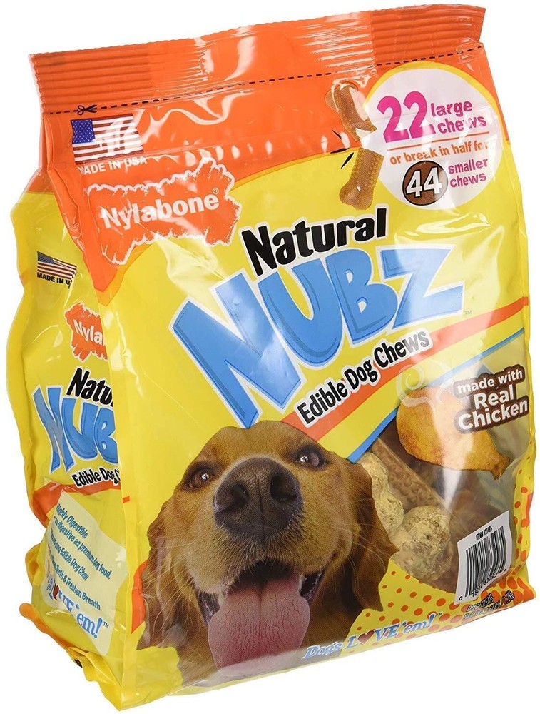 NUBZ Dog Chews, 22-Count, 2-Pack